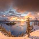 Sunrise after Summer Snowshower